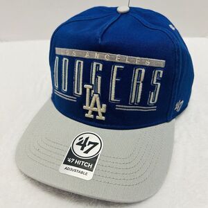 '47 Brand Los Angeles Dodgers Cooperstown Hitch Snapback Hat Cap Adjustable Blue